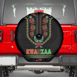 Afro-American Kwanzaa Spare Tire Cover Dashiki Mix Paisley Pattern