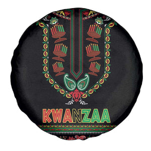 Afro-American Kwanzaa Spare Tire Cover Dashiki Mix Paisley Pattern