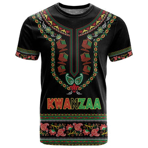 Personalized Afro-American Kwanzaa T shirt Dashiki Mix Paisley Pattern