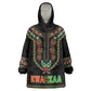 Personalized Afro-American Kwanzaa Wearable Blanket Hoodie Dashiki Mix Paisley Pattern