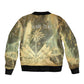 Personalized Afro Haiti Le Saut Bomber Jacket Ayiti Waterfall Vintage Grunge Style - African Pride
