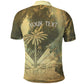 Personalized Afro Haiti Le Saut Polo Shirt Ayiti Waterfall Vintage Grunge Style - African Pride