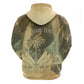 Personalized Afro Haiti Le Saut Zip Hoodie Ayiti Waterfall Vintage Grunge Style - African Pride