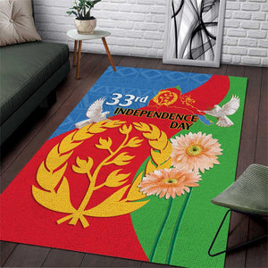 Eritrea Independence Day Area Rug Eritrean Olive Branches 33rd Anniversary