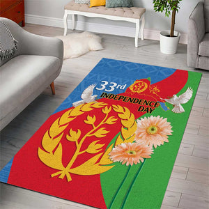 Eritrea Independence Day Area Rug Eritrean Olive Branches 33rd Anniversary