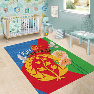 Eritrea Independence Day Area Rug Eritrean Olive Branches 33rd Anniversary