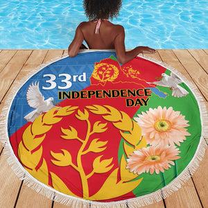 Eritrea Independence Day Beach Blanket Eritrean Olive Branches 33rd Anniversary