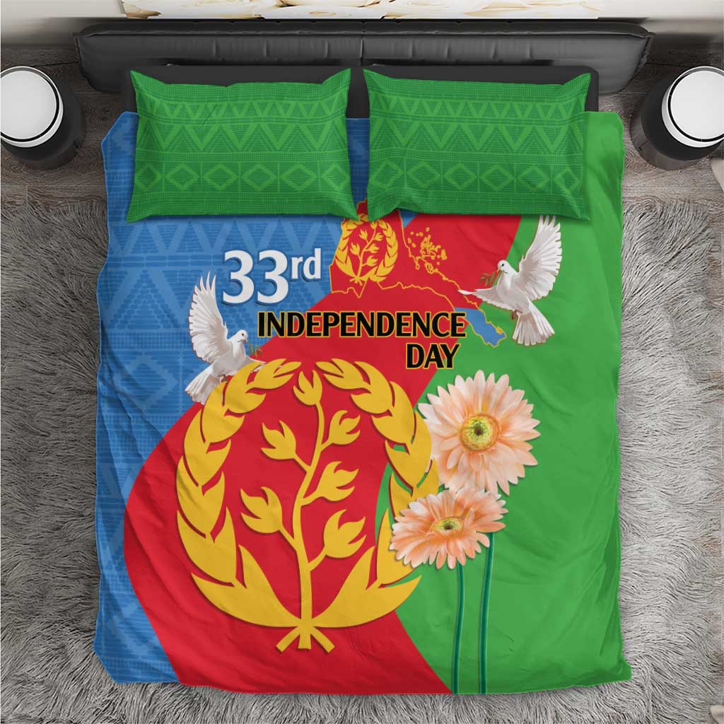 Eritrea Independence Day Bedding Set Eritrean Olive Branches 33rd Anniversary