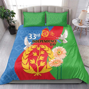 Eritrea Independence Day Bedding Set Eritrean Olive Branches 33rd Anniversary