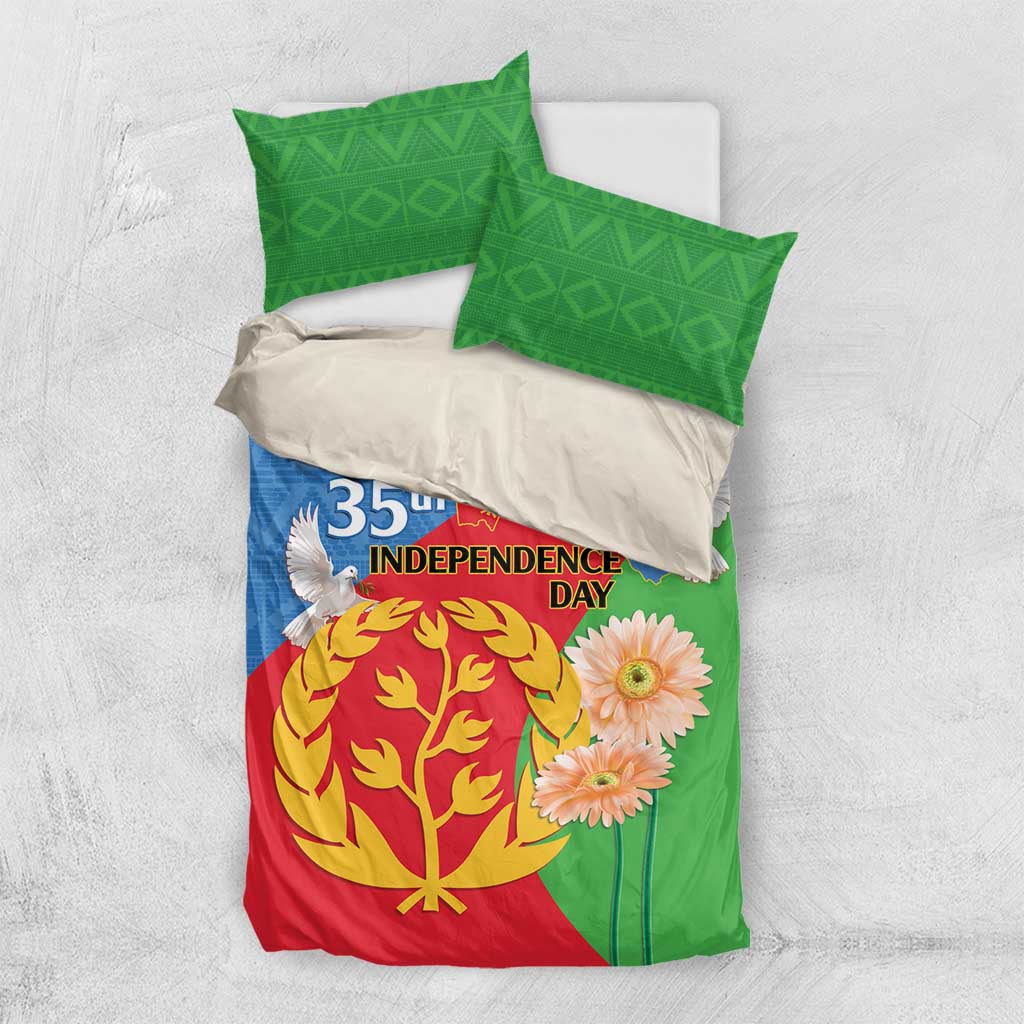 Eritrea Independence Day Bedding Set Eritrean Olive Branches 33rd Anniversary
