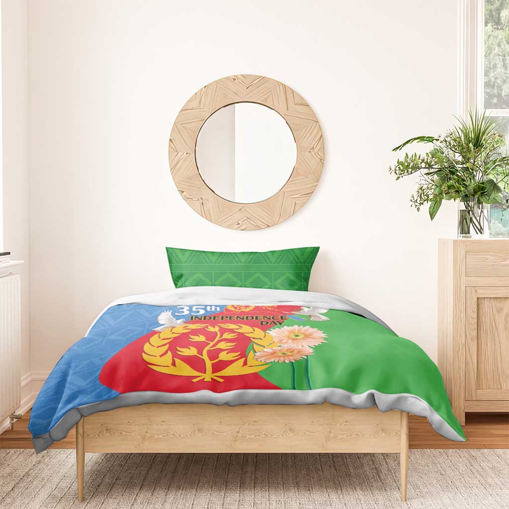 Eritrea Independence Day Bedding Set Eritrean Olive Branches 33rd Anniversary