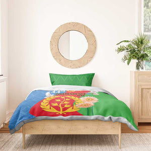 Eritrea Independence Day Bedding Set Eritrean Olive Branches 33rd Anniversary