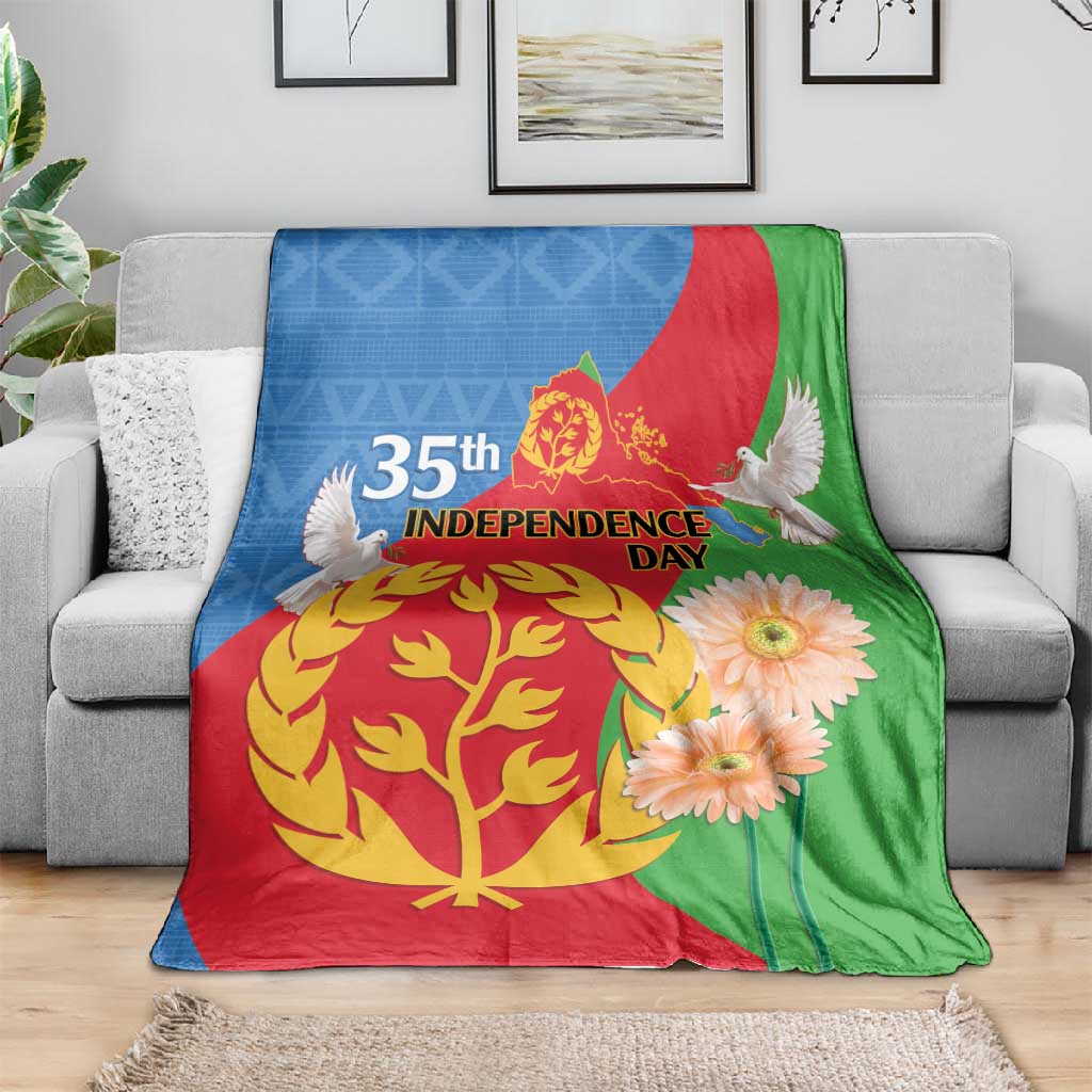 Eritrea Independence Day Blanket Eritrean Olive Branches 33rd Anniversary