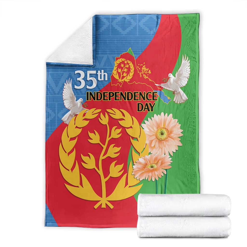 Eritrea Independence Day Blanket Eritrean Olive Branches 33rd Anniversary