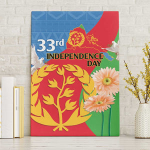 Eritrea Independence Day Canvas Wall Art Eritrean Olive Branches 33rd Anniversary