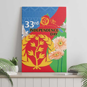 Eritrea Independence Day Canvas Wall Art Eritrean Olive Branches 33rd Anniversary