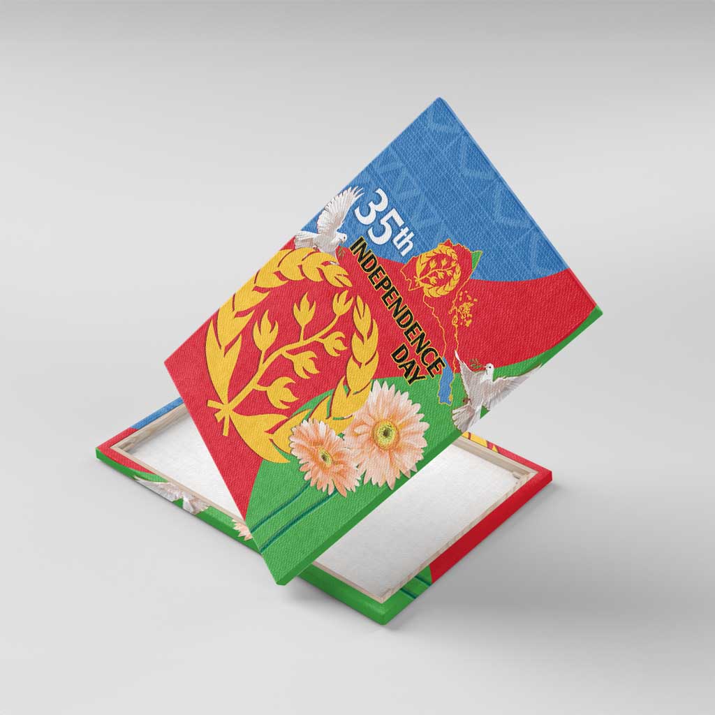Eritrea Independence Day Canvas Wall Art Eritrean Olive Branches 33rd Anniversary