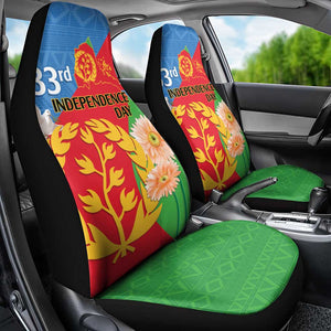 Eritrea Independence Day Car Seat Cover Eritrean Olive Branches 33rd Anniversary