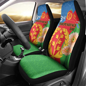 Eritrea Independence Day Car Seat Cover Eritrean Olive Branches 33rd Anniversary