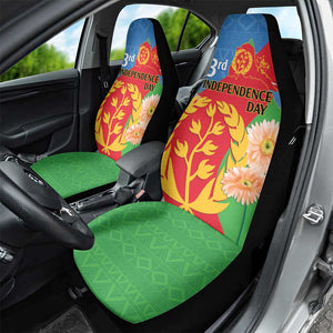 Eritrea Independence Day Car Seat Cover Eritrean Olive Branches 33rd Anniversary