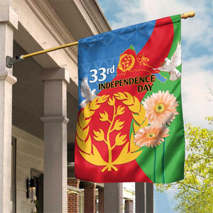 Eritrea Independence Day Garden Flag Eritrean Olive Branches 33rd Anniversary