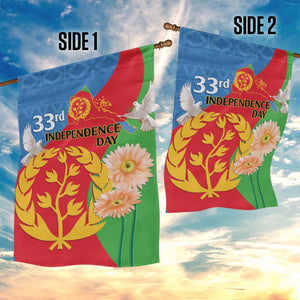 Eritrea Independence Day Garden Flag Eritrean Olive Branches 33rd Anniversary