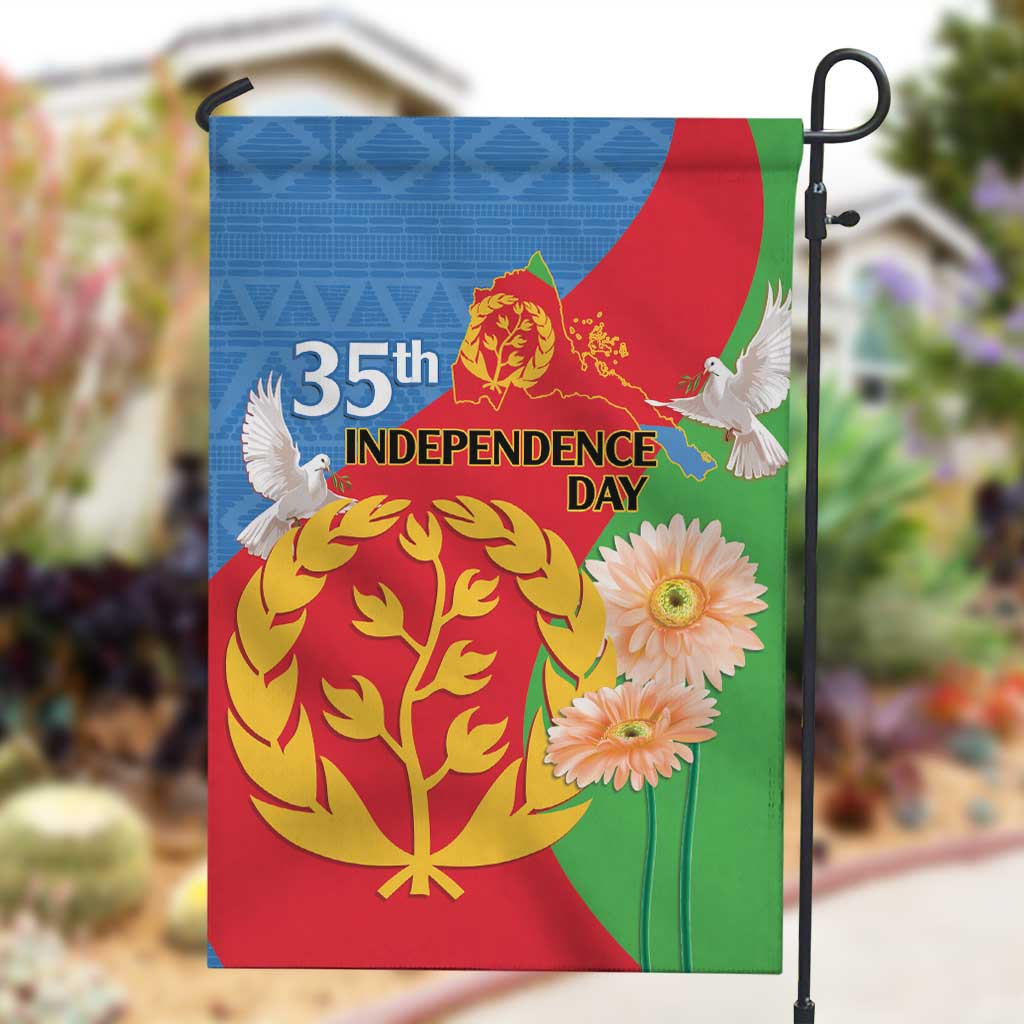 Eritrea Independence Day Garden Flag Eritrean Olive Branches 33rd Anniversary