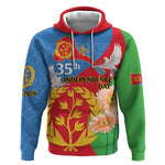 Eritrea Independence Day Hoodie Eritrean Olive Branches 33rd Anniversary