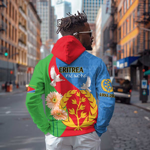 Eritrea Independence Day Hoodie Eritrean Olive Branches 33rd Anniversary