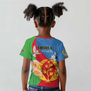 Eritrea Independence Day Kid T shirt Eritrean Olive Branches 33rd Anniversary