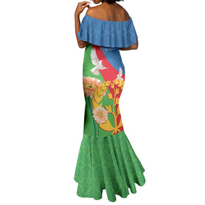 Eritrea Independence Day Mermaid Dress Eritrean Olive Branches 33rd Anniversary