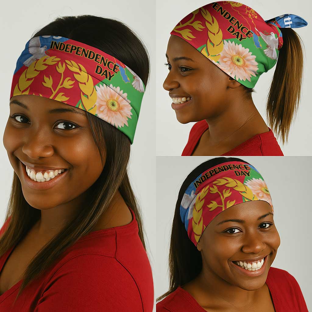 Eritrea Independence Day Neck Gaiter Eritrean Olive Branches 33rd Anniversary LT14