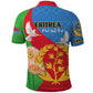 Eritrea Independence Day Polo Shirt Eritrean Olive Branches 33rd Anniversary