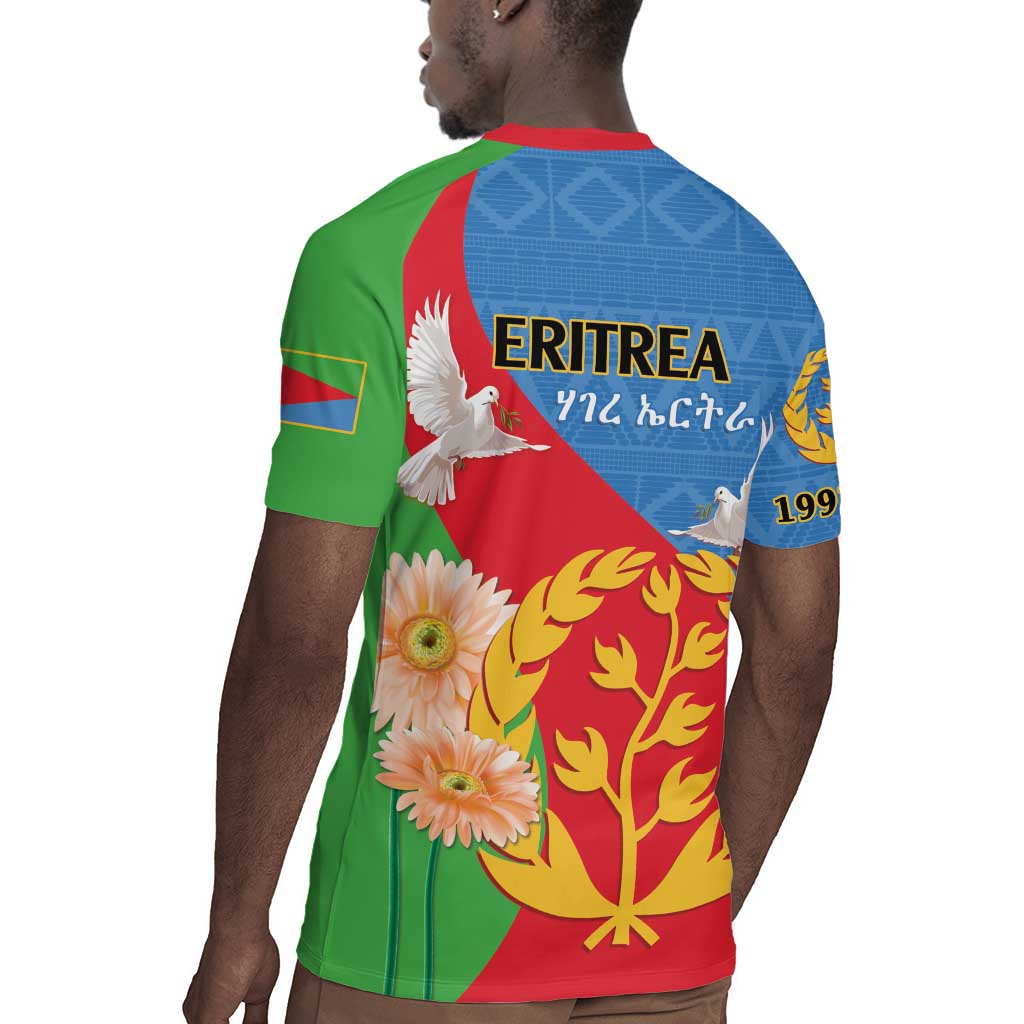 Eritrea Independence Day Rugby Jersey Eritrean Olive Branches 33rd Anniversary