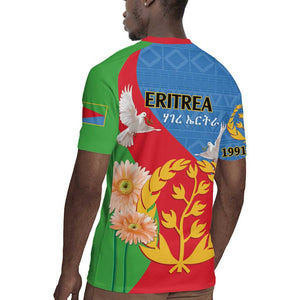 Eritrea Independence Day Rugby Jersey Eritrean Olive Branches 33rd Anniversary