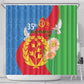 Eritrea Independence Day Shower Curtain Eritrean Olive Branches 33rd Anniversary
