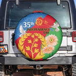 Eritrea Independence Day Spare Tire Cover Eritrean Olive Branches 33rd Anniversary