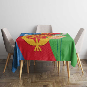 Eritrea Independence Day Tablecloth Eritrean Olive Branches 33rd Anniversary