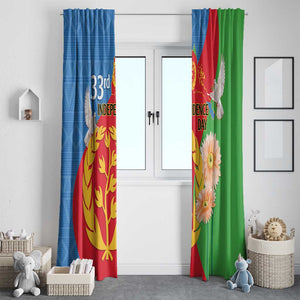 Eritrea Independence Day Window Curtain Eritrean Olive Branches 33rd Anniversary