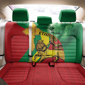 Ethiopia National Day Back Car Seat Cover Ethiopia Lion of Judah African Pattern