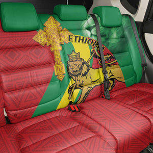 Ethiopia National Day Back Car Seat Cover Ethiopia Lion of Judah African Pattern