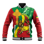 Ethiopia National Day Baseball Jacket Ethiopia Lion of Judah African Pattern LT14