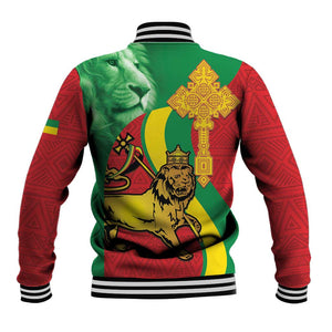 Ethiopia National Day Baseball Jacket Ethiopia Lion of Judah African Pattern LT14