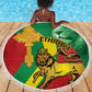 Ethiopia National Day Beach Blanket Ethiopia Lion of Judah African Pattern