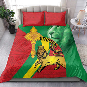 Ethiopia National Day Bedding Set Ethiopia Lion of Judah African Pattern