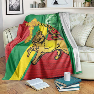 Ethiopia National Day Blanket Ethiopia Lion of Judah African Pattern