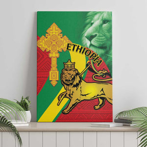 Ethiopia National Day Canvas Wall Art Ethiopia Lion of Judah African Pattern