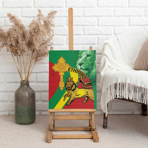 Ethiopia National Day Canvas Wall Art Ethiopia Lion of Judah African Pattern