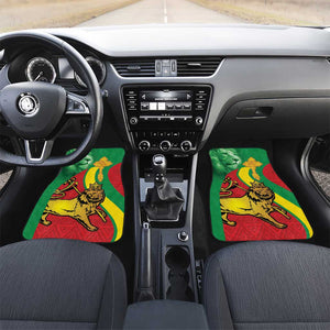 Ethiopia National Day Car Mats Ethiopia Lion of Judah African Pattern