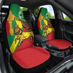 Ethiopia National Day Car Seat Cover Ethiopia Lion of Judah African Pattern